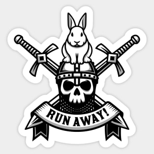 Run Away! Sticker